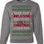 Due to Inflation This is My Ugly Christmas Sweater | Funny Crewneck Sweatshirt