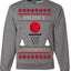 Merry Swishmas Basketball Sports Ugly Christmas Sweater Crewneck Sweatshirt