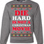 Die Hard is Not a Christmas Movie Classic, McClane Hans Nakatomi Plaza Xmas Party Holiday Movies Ugly Christmas Sweater Crewneck Sweatshirt
