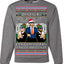 Doge Elf Around and Find Out Trump Elon Vivek MAGA Ugly Christmas Sweater Crewneck Sweatshirt