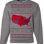 Trump 2024 Better Coverage than 5G Red Wave Landslide Ugly Christmas Sweater Crewneck Sweatshirt