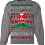 Best Christmas By Par Funny Santa Golfing Pun Sports Golf Ugly Christmas Sweater Crewneck Sweatshirt