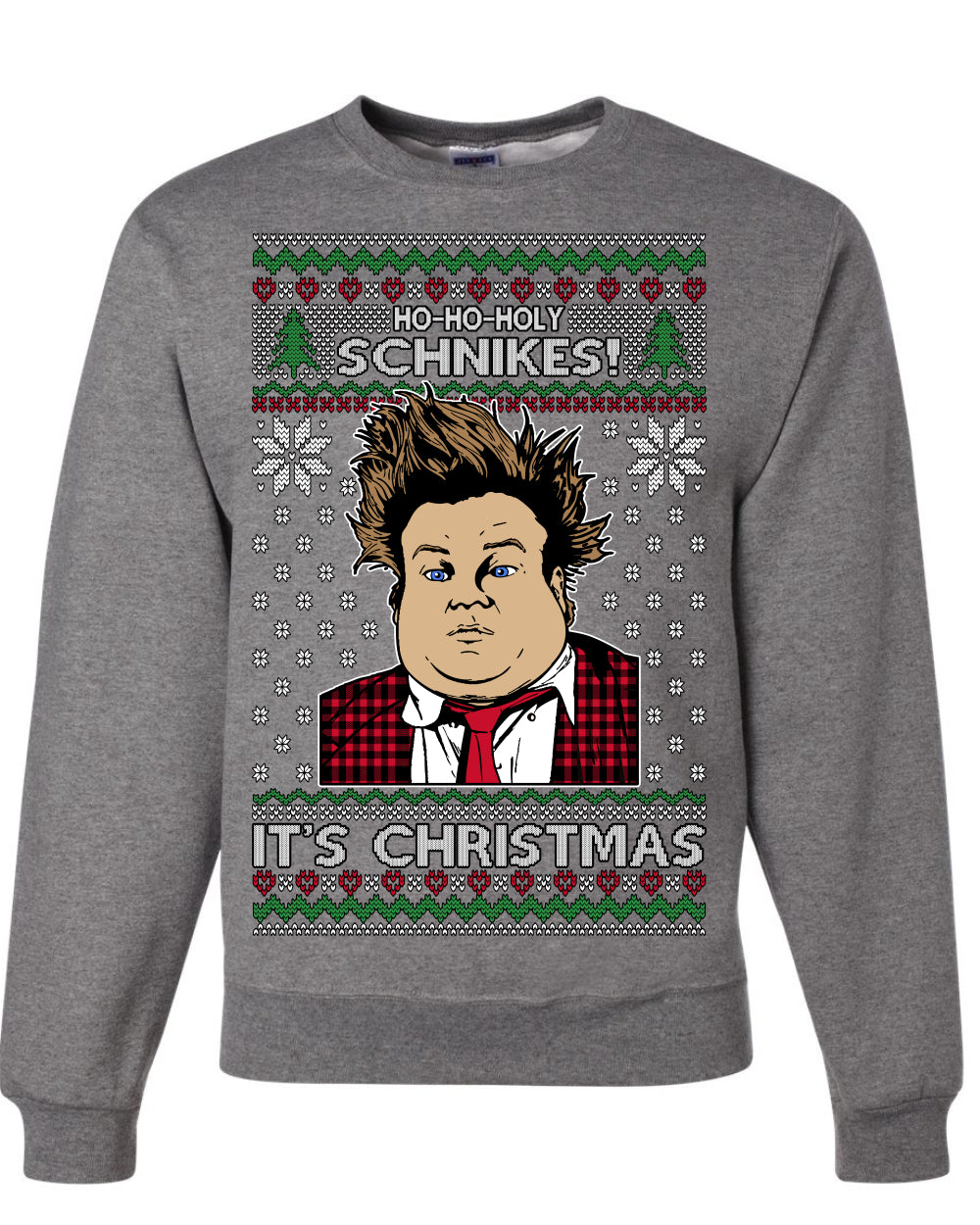Ho Ho Holy Schnikes Funny 90s Classic Tommy Boy Movie Ugly Christmas Sweater