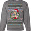 Hawk Tuah Spit On That Thang Mrs Claus Funny Meme Ugly Christmas Sweater