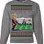Tis the Season to Take Out the Garbage President Trump Ugly Christmas Sweater Crewneck Sweatshirt