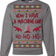 Now I Have a Machine Gun Ho Ho Ho Nakatomi Die Hard McClane Classic 80s Xmas Movie Ugly Christmas Sweater Crewneck Sweatshirt