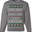Ho Ho I'm Drunk, Funny Humor Christmas Unisex Sweater, Ugly Christmas Crewneck Sweatshirts