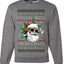 Rollin' Into The Holidays Christmas Sweater, Ugly Christmas Unisex Sweater, Crewneck Sweatshirts