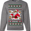 Milk And Cookie Time Christmas Sweater, Unisex Ugly Christmas Crewneck Sweatshirts