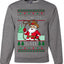 Merry Christmas Y'all Christmas Sweater,Unisex Ugly Christmas Crewneck Sweatshirts