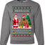 Here's A Big Package For You Santa Christmas Sweater, Unisex Ugly Christmas Crewneck Sweatshirts