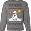 Just A Little Meltdown, Unisex Ugly Christmas Sweater Crewneck Sweatshirts