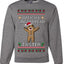 Official Gingerbread Taster, Unisex Ugly Christmas Crewneck Sweatshirts