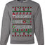 Naughty Nice 6 7 Checklist, Unisex Ugly Christmas Sweater, Crewneck Sweatshirts