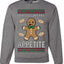 I Brought My Appetitie, Unisex Ugly Christmas Crewneck Sweatshirts