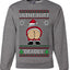 Silent Butt Deadly Farting Santa, Unisex Ugly Christmas Sweater, Crewneck Sweatshirts