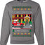 Dashing Through The Snow Classic 90s Holiday Movie, Unisex Ugly Christmas Sweater Crewneck Sweatshirts