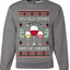 Jingle Bells, Zinfandel Pass The Cabernet Wine Drinker, Unisex Ugly Christmas Sweater, Crewneck Sweatshirts