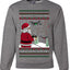 Santa Drone Show Reindeer, Unisex Ugly Christmas Sweater Crewneck Sweatshirts
