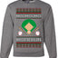 Ho Ho Ho Homerun, Baseball Fan Christmas Design, Unisex Ugly Christmas Sweater Crewneck Sweatshirts