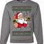 Buon Natale, Italian Santa Claus, Funny, Italian American Humor, Unisex Ugly Christmas Sweater, Crewneck Sweatshirts
