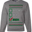 Naughty Nice, Irish, Irish Christmas, Unisex Ugly Christmas Sweater, Crewneck Sweatshirts