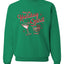 Full of Holiday Spirit, Martini Drink Holiday Design Unisex Christmas Sweater, Crewneck Sweatshirts