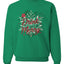 Eat Drink and Be Merry, Christmas Holiday Design Unisex Christmas Sweater, Crewneck Sweatshirts