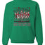 Dasher, Dancer, Prancer, Vixen, Whisky, Vodka, Tequila, Blitzen, Unisex Christmas Sweater, Crewneck Sweatshirts
