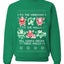To The Windows To The Walls Till Santa Decks These Halls, Unisex Ugly Christmas Sweater, Crewneck Sweatshirts