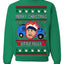 Merry Christmas Little Fella Funny 90s Harry Movie Quote Ugly Christmas Sweater