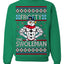 Frosty the Swoleman Funny Workout Lifting Snowman MovieUgly Christmas Sweater Crewneck Sweatshirt