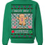 Not My Gumdrop Buttons Funny Classic Movie Quote Ugly Christmas Sweater Crewneck Sweatshirt