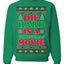 Die Hard is a Christmas Movie Classic McClane Nakatomi Ugly Christmas Sweater Crewneck Sweatshirt