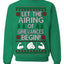 Let The Airing Of Grievances Begin Funny Tv Sitcom Festivus Ugly Christmas Sweater Crewneck Sweatshirt
