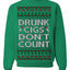 Drunk Cigs Don't Count Funny Cigarette Smoker Cig Ugly Christmas Sweater Crewneck Sweatshirt