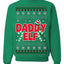 Daddy Elf Cute Holiday Winter Ugly Christmas Sweater Crewneck Sweatshirt