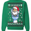Skibidi Rizzmas Funny Toilet Video Viral Brain Rot Meme, Gen Z Alpha Slang Brainrot Memes Ugly Christmas Sweater Crewneck Sweatshirt