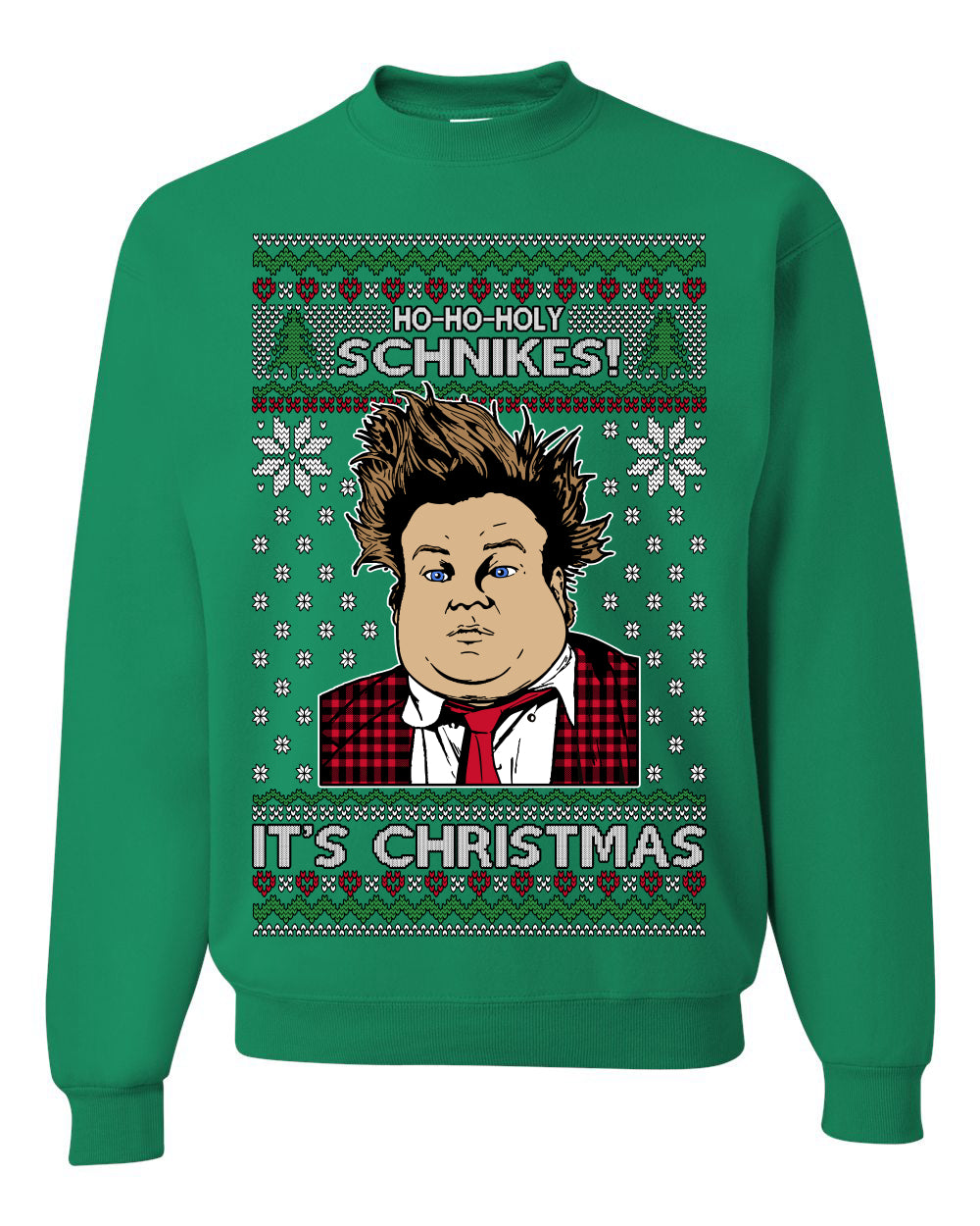 Ho Ho Holy Schnikes Funny 90s Classic Tommy Boy Movie Ugly Christmas Sweater