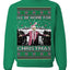 I'll Be Home For Christmas Pink Suit | Funny Santa Clause President Donald Trump Xmas Sweaters Crewneck Sweatshirts