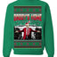 Daddy's Home Red Suit, I'll Be Home For Christmas | Funny Santa Clause President Donald Trump Xmas Sweaters Crewneck Sweatshirt