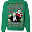 Put the Cookies Down Make America Healthy Again RFK Ugly Christmas Sweater Crewneck Sweatshirt