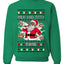Milk And Titty Time Christmas Sweater, Unisex Ugly Christmas Crewneck Sweatshirts