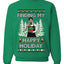 Finding My Happy Holiday, Unisex Ugly Christmas Sweater, Crewneck Sweatshirts