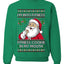 I'm Into Fitness Cookie In My Mouth Santa,Unisex Ugly Christmas Sweater, Crewneck Sweatshirts
