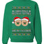 Christmas Festivi-Titties Are My Favorite, Unisex Ugly Christmas Sweater Crewneck Sweatshirts