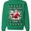 Milk And Cookie Time, Unisex Ugly Christmas Sweater, Crewneck Sweatshirts
