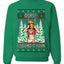 Funny, Knives Popstar Dancing, Music Lover Comedic Christmas Sweater Design, Unisex Crewneck Sweatshirts