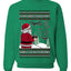 Santa Drone Show Reindeer, Unisex Ugly Christmas Sweater Crewneck Sweatshirts