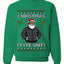 Santa Christmas Type Shit, Unisex Ugly Christmas Sweater Crewneck Sweatshirts
